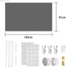 100% Blackout Roller Shades Window Curtains Cordless Door Blind Light Blocking