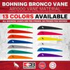 Bohning 4" Bronco Vanes, Neon Yellow, 36pk