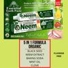 NEEM Toothpaste, Natural and Organic ingredients, Fluoride Free & Vegetable Base
