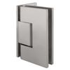 CRL V1E044SC Satin Chrome Vienna 044 Series Wall Mount Offset Back Plate Hinge