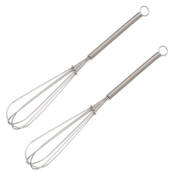 Stirrer Hair Color Dye Whisk,2PACK Hair Coloring Stirrer Stainless Steel Cream Mixer Salon Barber Hairdressing Hair Color Dye Mixing Tools Paint Kitchen DIY Accessories