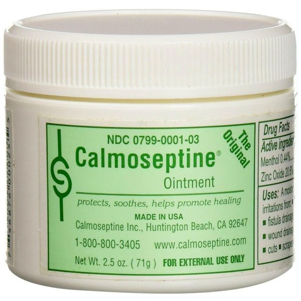 Calmoseptine Calmoseptine Diaper Rash Ointment Jar, 2.5 oz (Pack of 3) by Calmoseptine