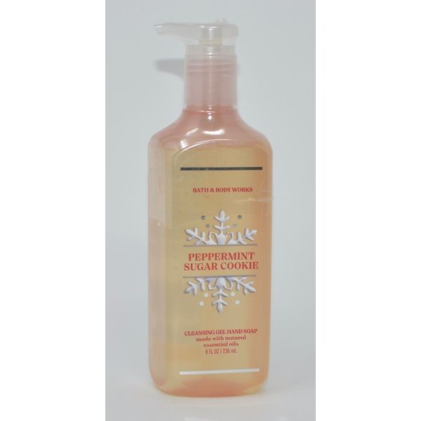 1 BATH & BODY WORKS PEPPERMINT SUGAR COOKIE CLEANSING GEL HAND SOAP WASH PUMP