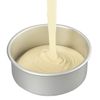 Tosnail 2 Pack 8-Inch Aluminum Round Cake Pan with Removable Bottom