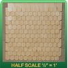 Greenleaf Doll Houses 1/2" Scale Miniature Hexagon Shingle Strips Half Scale