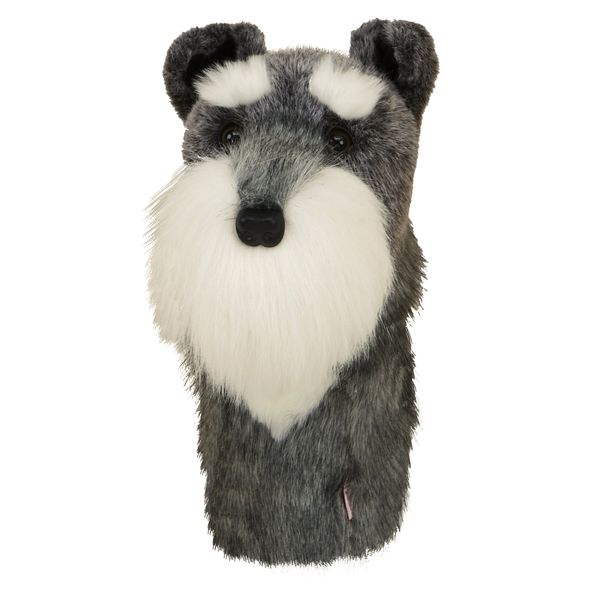 Daphne's Schnauzer Headcovers, Grey-Black