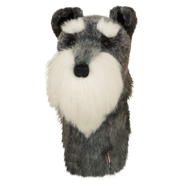 Daphne's Schnauzer Headcovers, Grey-Black