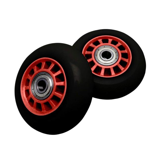 Langs Japan Lipstick DX Mini Air Mini Genuine Replacement Wheels (2 Pieces) Black Extreme Sports Wheels rangsjapan