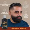 Suavecito Beard Wash Set Cleansing and Conditioning Beard Kit For Men (8 oz. each)