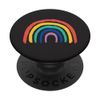 Children's Rainbow Black PopSockets with Interchangeable PopGrip