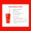 Monin - Grenadine Syrup, Delightfully Sweet, Natural Flavors, Great for Cocktails, Mocktails, Sodas, and Smoothies, Non-GMO, Gluten-Free (750 ml)