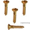 #6 x 1-1/4" Solid Brass Oval Head Wood Screws Phillips Drive Quantity 100