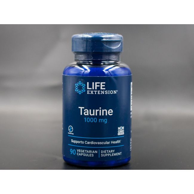 Life Extension Taurine 1000 mg, 90 vegetarian capsules non-GMO