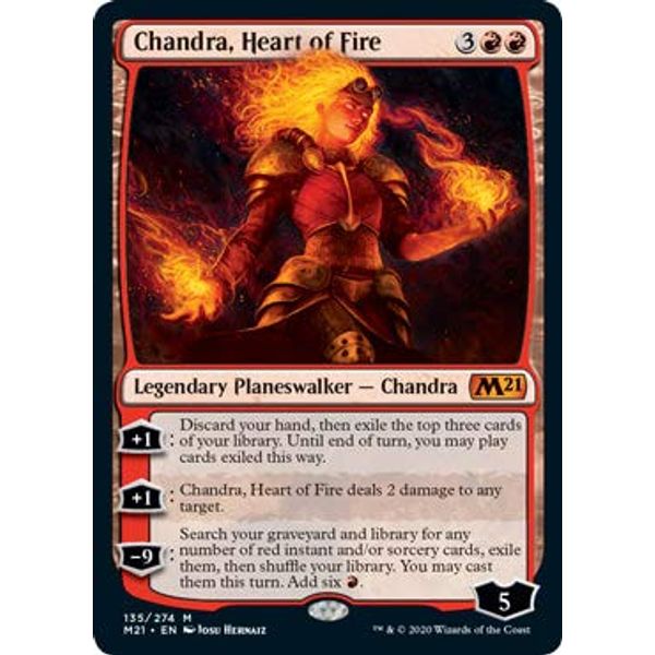 Chandra, Heart of Fire - Foil - Showcase
