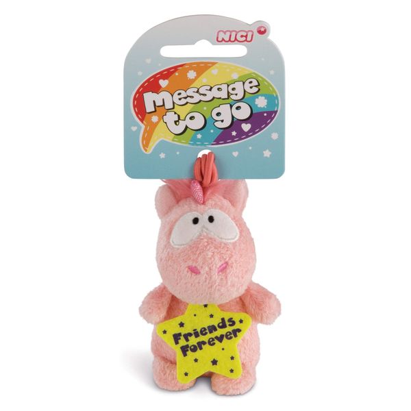 NICI Unicorn Merry Heart Friends Forever 8cm w. loop