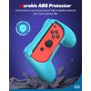 MoKo Grip for Nintendo Switch OLED Model Joycon & Switch Joy-Con, [2-Pack] Ergonomic Hand Grip Controller Handle Kit Compatible with Nintendo Switch/Switch OLED 2021 Joy Cons Controllers, Red and Blue