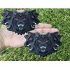 Wolf Pack  Badges Emblem HellHound Cerberus 2 BADGES Fender Red Eye With Teeth!