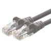 1aTTack.de Network cable CAT 5e UTP network patch cable with 2x RJ45 plugs 7m gray
