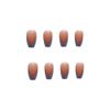 Medium Length Fake Nails French Light Blue Nude Pink 24 Pieces Nail Tips for Weddings, Parties, Holidays, Dates, Proms and Everyday Life