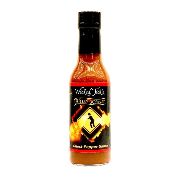 Ghost Pepper Hot Sauce Wicked Tickle Bhut Kisser Very Hot Award Winning Sauce