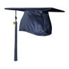Endea Graduation Shiny Cap & Tassel (Navy Blue, 2023)