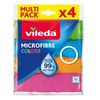 Vileda Microfibre Pack of 4 Dish Cloths