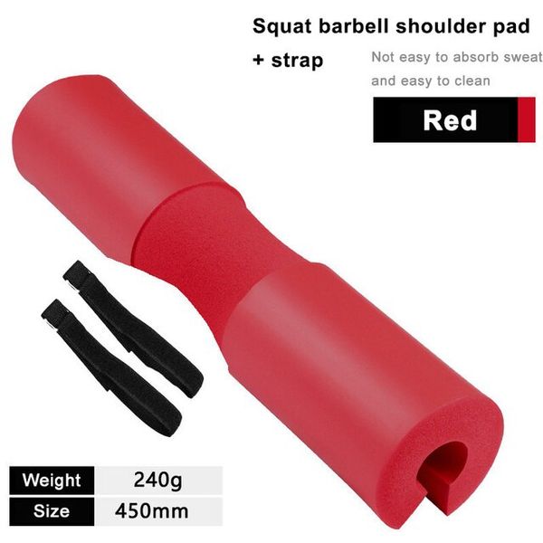 Hamstring Fitness Equipment Barbell Squat Shoulder Pad Hip Thrust Foam Cover Weightlifting Training Soft Bag Equipment Men Women Gym Fitness, [07] 88Blue