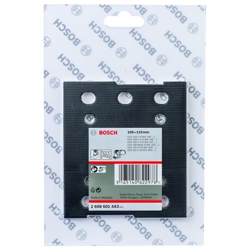 Bosch 1x Sanding Plate (110 x 100 mm, Accessories Orbital Sanders)