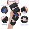 Hinged ROM Knee Brace Post Op Knee Support Adjustable Knee Immobilizer with Side