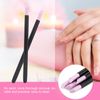 5pcs Pumice Stone Nail File Set, Nail Art Quartz Stone Polishing Pen Exfoliating Cuticle Pusher Manicure Grinding Rod for Household Beauty Salon