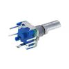 Jadeshay Rotary Encoder Switch,5 Pieces EC11 Rotary Encoder Code Switch Digital Potentiometer with Push Button 5 Pin Handle Length 20mm for Electronics Components and Projects