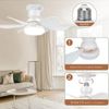 Socket Fan Light Ceiling Fans Lights Remote Control Dimmable LED Ceiling Fan New