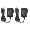 Security-01 2-Pack DC 9V 0.5A Power Supply Adapter, Plug 5.5mm x 2.1mm, Center Negative