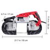Band Saw Portable Variable-Speed 5" Deep Cut 110V 10-Amp Motor Handheld