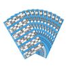 Jumbo Bingo Ticket Singles, 6 to View Pad, Blue
