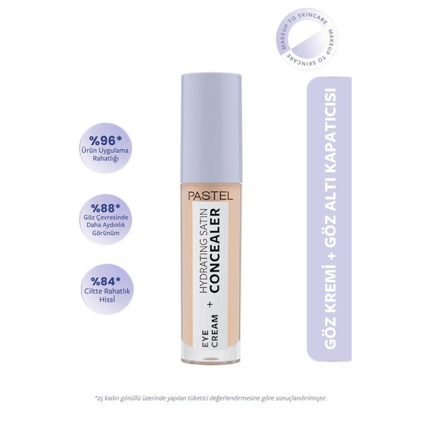 Eye Cream Hydrating Satin Concealer - Göz Kremi Göz Altı Kapatıcısı 61 Vanilla