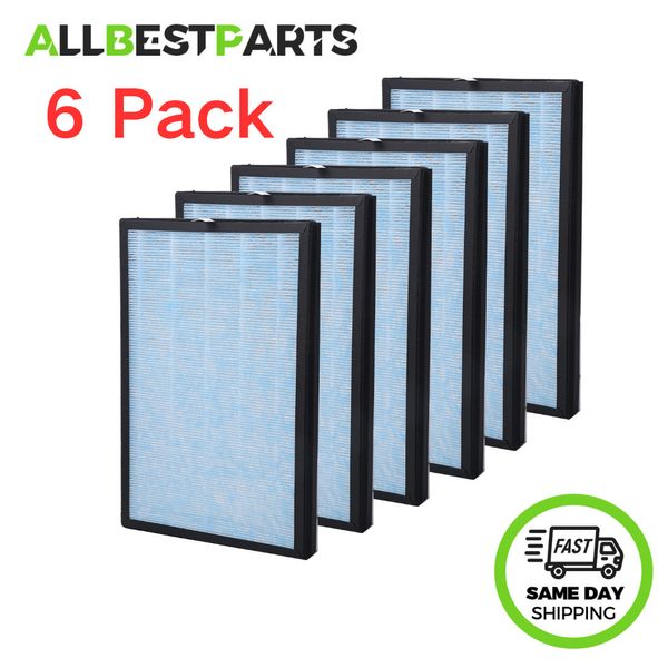 6 Pack HEPA Replacement Filter for Airthereal APH260 & SimPure HP8 Air Purifier
