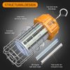LED Temporary Work Light 150W 5000K 22500lm Outdoor Construction Light 10ft Cord