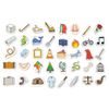 Junior Learning Magic-E Objects - Magnetic Learning Foam Objects, Multi Small