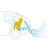 Lampa Trunk Tailgate Spacer Hook for Vehicle Ventilation