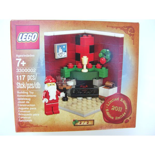 Lego Christmas Fireplace Scene 3300002