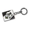 MKJP JG1/2 Custom Keychain, Base Black, N-ONE, white