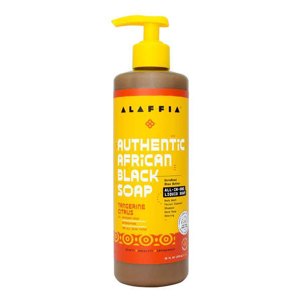 African Black Soap Tangerine Citrus 16 fl.oz