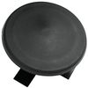 Deltech Manufacturing 3-1/2" Round Light Pole Top Cap- Black Plastic