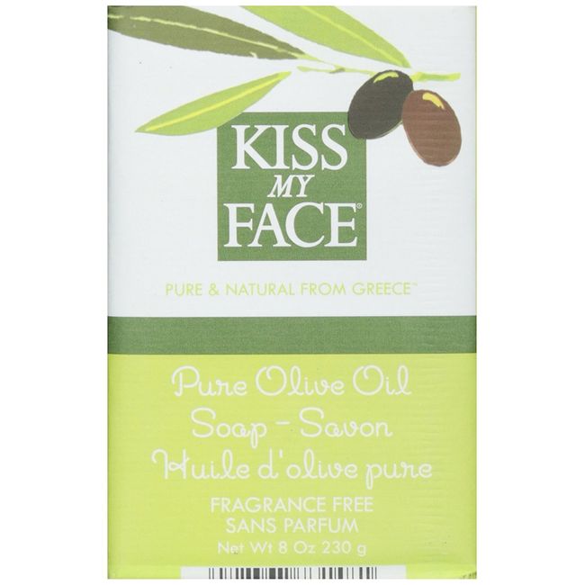 Kiss My Face, Bar Soap, Pure Olive Oil, 8 oz