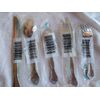 NEW ESTIA CASCADE KOREA 5 PC PLACE SETTING FORKS SPOONS KNIFE STAINLESS FLATWARE