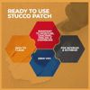 1 Gal Concrepatch Ready-to-Use Stucco Patch Wall Crack Repair Exterior/Interior