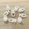 140 Pieces White Curtain Track Rollers Pulleys,Plastic Curtain Hooks Gliders (Type B)