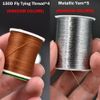 Feathers Fur Thread Crystal Flash Line Hooks Fly Tying Materials Starter Kits (Fly Tying Materials Set)