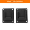 sourcing map 5pcs Battery Holder Wall Mount Dock Rack Tool Holder for 14.4/18V Battery,Black